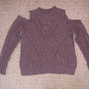 Express Off the Shoulder Stylish Sweater (Small)
